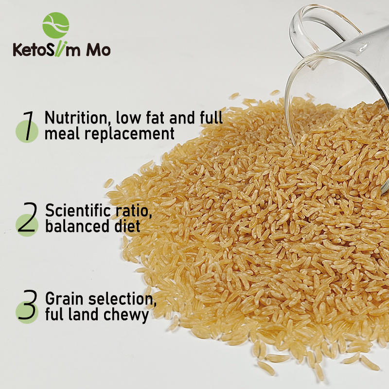 Ketoslim Mo Vegan Uncook Brewed 10 Mins Cooking Bowl Dry Konjac Instant Fried Rice