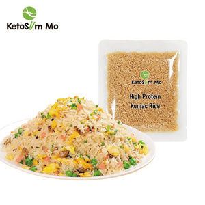 Ketoslim Mo Vegan Uncook Brewed 10 Mins Cooking Bowl Dry Konjac Instant Fried Rice