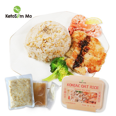 Halal Foods Wholesale Precooked Instant Konjac Supplier White Rice Bulk Organic Oat Rice Meal