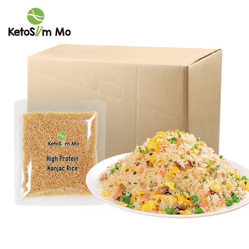 Ketoslim Mo Vegan Uncook Brewed 10 Mins Cooking Bowl Dry Konjac Instant Fried Rice