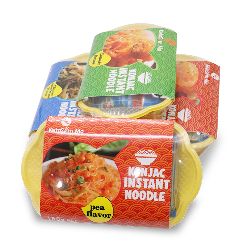 Wholesale Halal Certification Foods Chinese Korean Thai Konjac Instant Ramen Noodles