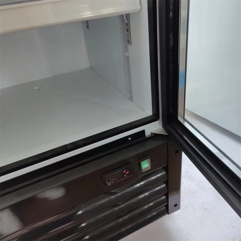 refrigerator upright display fridge commercial display cooler fridge with glass door