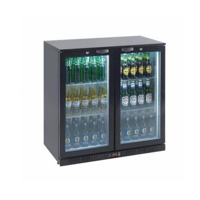 bar fridge glass door under counter beer fridge mini back bar cooler with lock