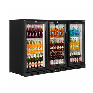 commercial beer fridge back bar cooler restaurant beer equipment mini bar fridge with lock