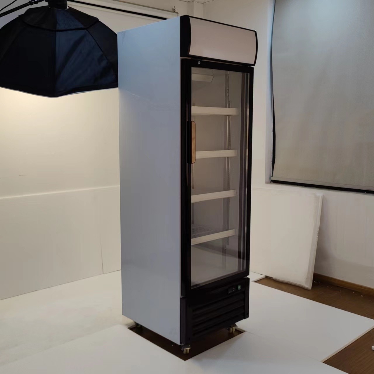 refrigerator upright display fridge commercial display cooler fridge with glass door