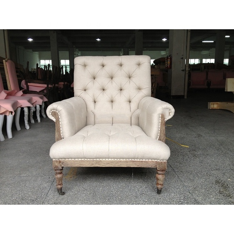 leisure fabric vintage chair with wheels leisure soft big chairs vintage wooden chair