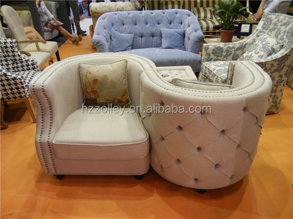 Beautiful lounge chairs french furniture hand made chair I shape sofa wooden corner sofa