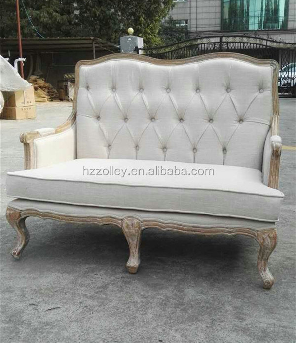 High Quality Furniture Baroque Sofa 2 Seaters for Living Room Furniture Made by Real Furniture