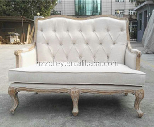 High Quality Furniture Baroque Sofa 2 Seaters for Living Room Furniture Made by Real Furniture