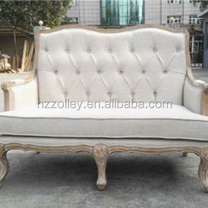 High Quality Furniture Baroque Sofa 2 Seaters for Living Room Furniture Made by Real Furniture