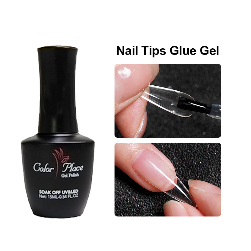 Hot sale High quality nail glue gel Rhinestones no polishing no damage Long Lasting nail tips glue gel