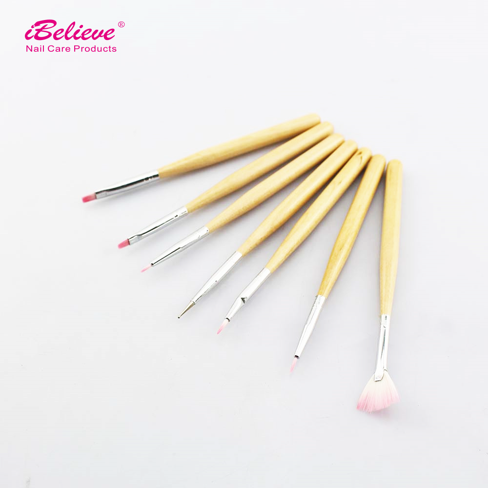 Wholesale Cheap Nail Art Tool Disposable Nail Gel Brush Set