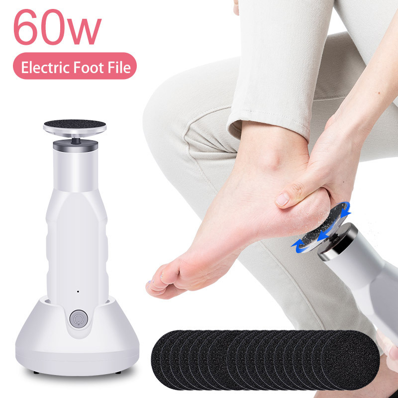 Customized USB Rechargeable Professional Electric Pedicure Foot File Callus Remover Machine