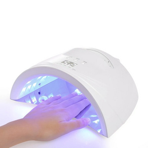 High quality portable uv ge light rechargeable 48w led nail lamp