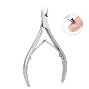 Wholesale-Stainless steel Toe Nail Cutter nipper Pedicure Cuticle nipper Remover nail clippers