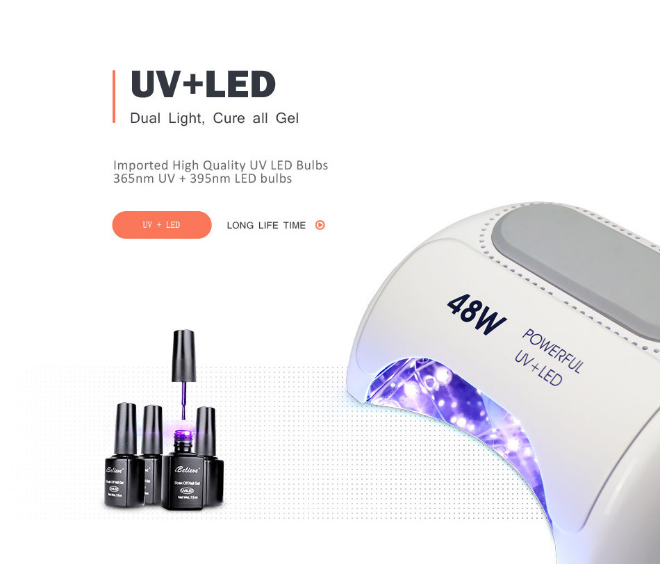 Best wholesale price high quality 48w led nail light lamp uv gel nail