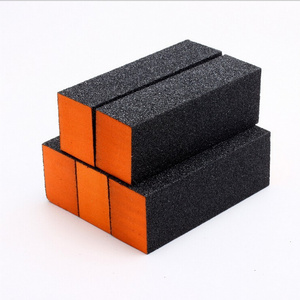 Customized logo different color disposable 4 sided nail buffer block