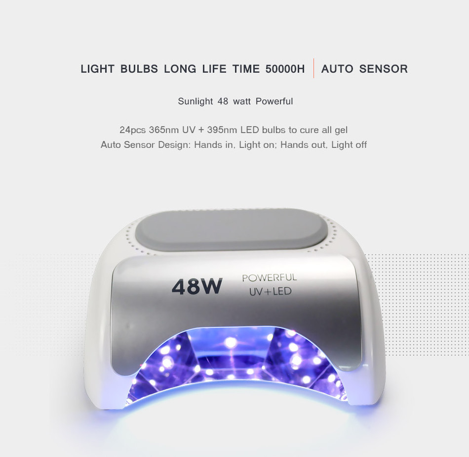 Best wholesale price high quality 48w led nail light lamp uv gel nail