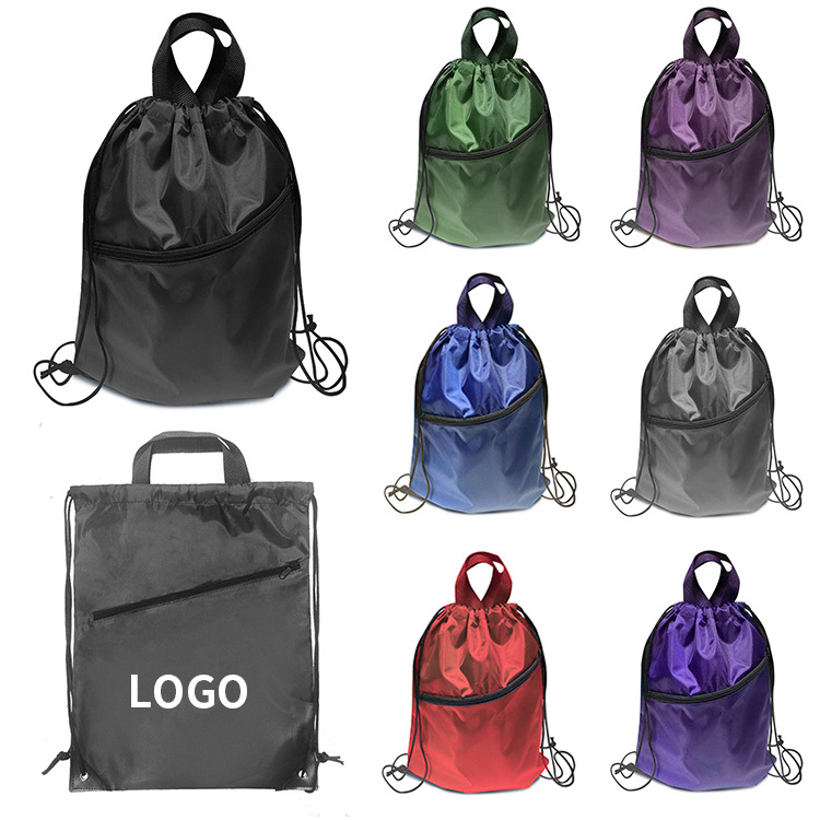 Wholesale waterproof travel sport bag storage shoe organizer set bag polyester zipper shoe bag