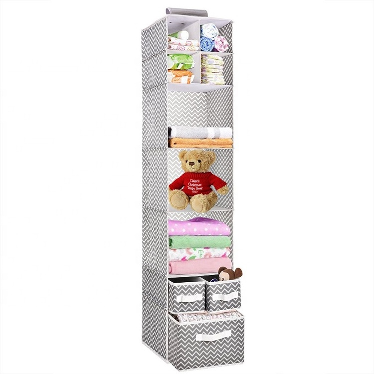 Multifunctional 20-35L Rectangle Hanging Shelves Sustainable and Stocked Closet Wall Pocket Toy Storage Bag Clothing Organizer