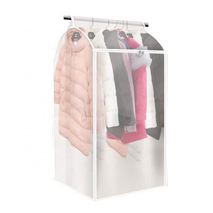 Garment Cover Hanging Clothes Bag Organizer Translucent Closet Dust Cover for Storage Suit Shirt Dress Coat