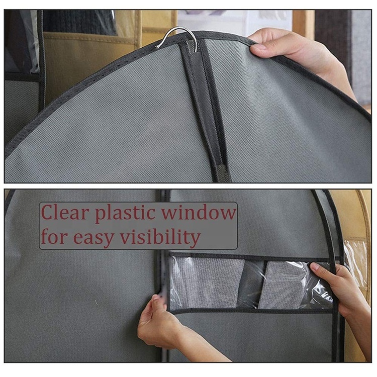 Men's Foldable Non-Woven Carry on Garment Bag Travel Storage for Suits