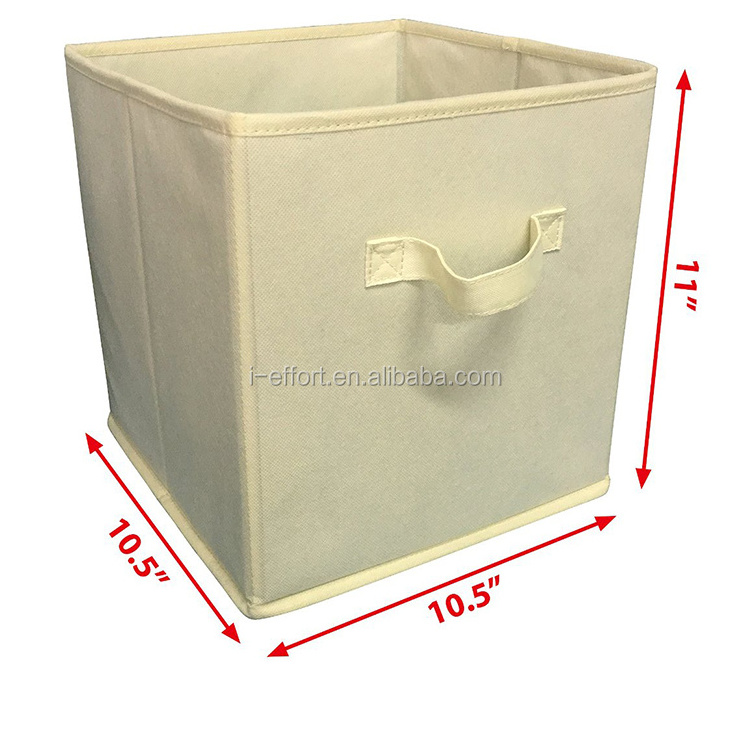 6 Pack Foldable Cloth Storage Cube Basket Bins Organizer Containers Drawers