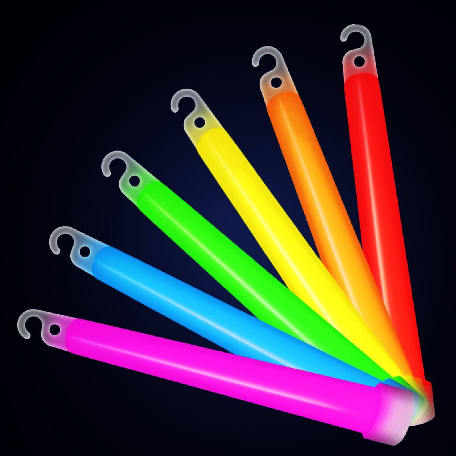 Custom Light Stick Christmas Glowing Stick 6 Inches 20 Pcs Bulk Party Glow In The Dark Sticks