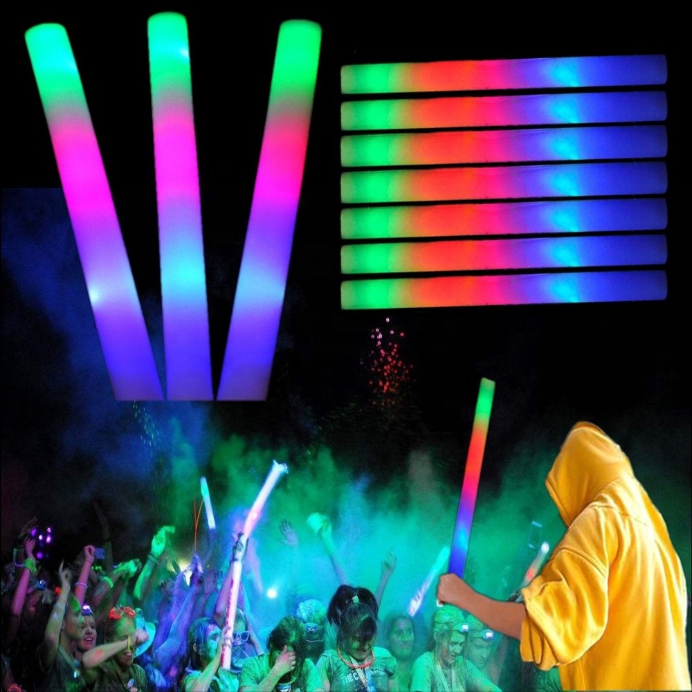 Concert Multi Color LED Foam Light Stick Glow Baton