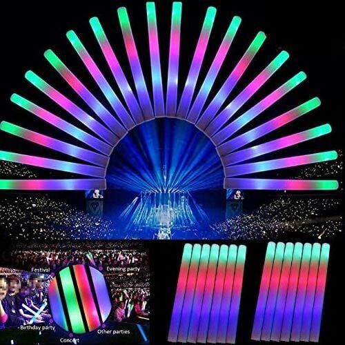 Novelty Led Wands Large Pink Blue Green Yellow Decor Party Supplies Decorative Light  Glow Stick Sticks