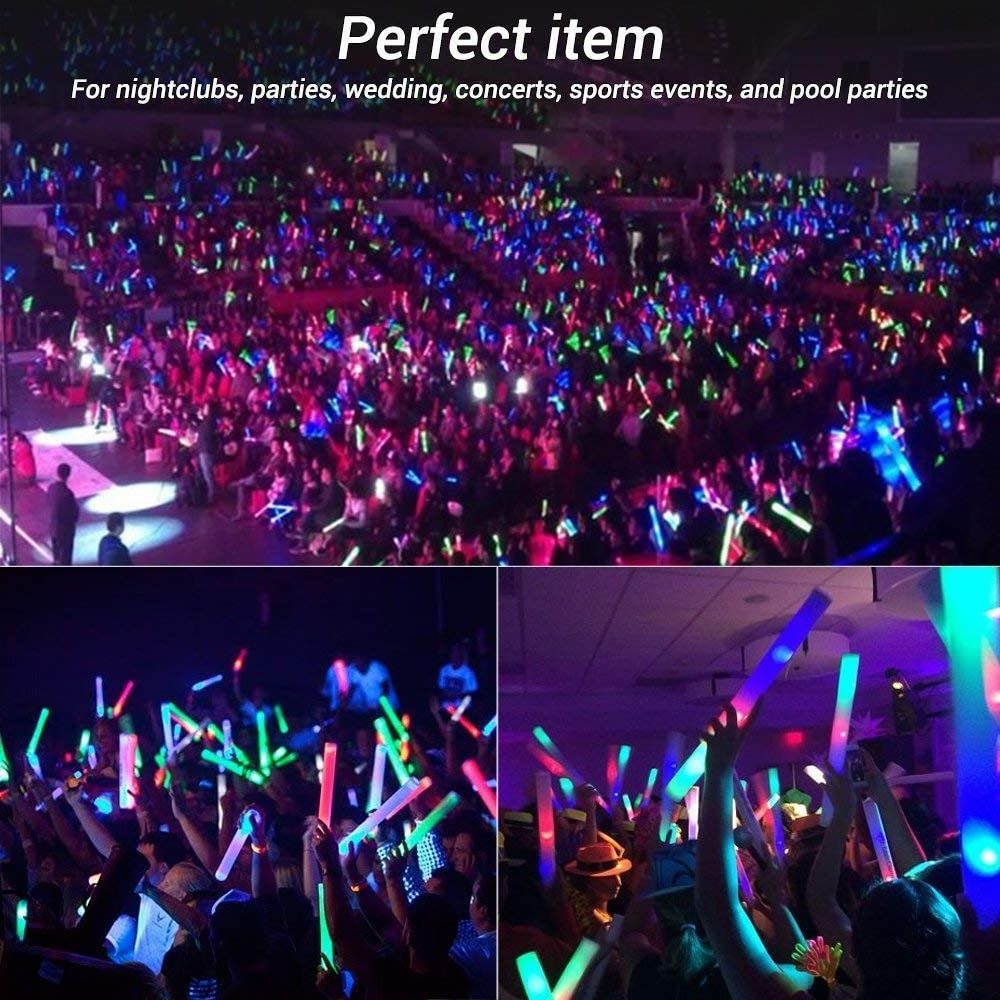 Novelty Led Wands Large Pink Blue Green Yellow Decor Party Supplies Decorative Light  Glow Stick Sticks