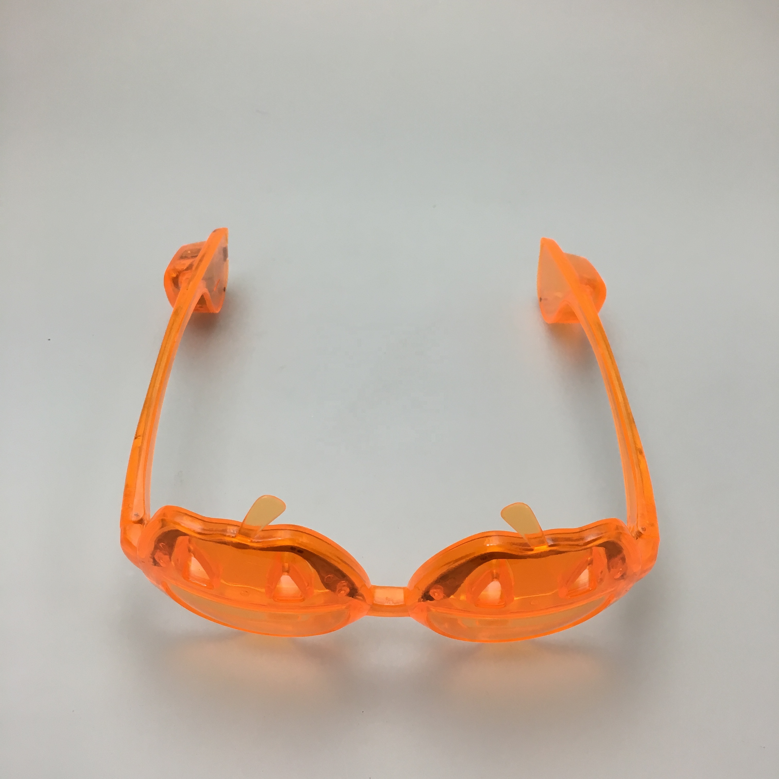 Best Selling Fashion Luminous Light Up Halloween Party Supplies  Pumpkin Led Light Up Glasses