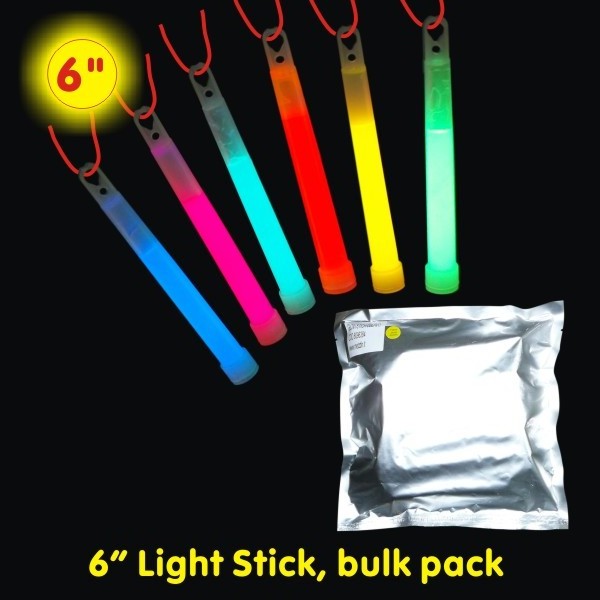 Custom Light Stick Christmas Glowing Stick 6 Inches 20 Pcs Bulk Party Glow In The Dark Sticks