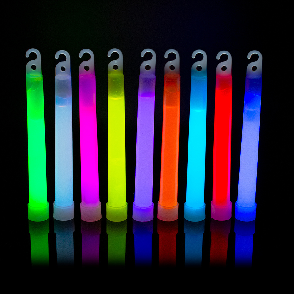 Custom Light Stick Christmas Glowing Stick 6 Inches 20 Pcs Bulk Party Glow In The Dark Sticks