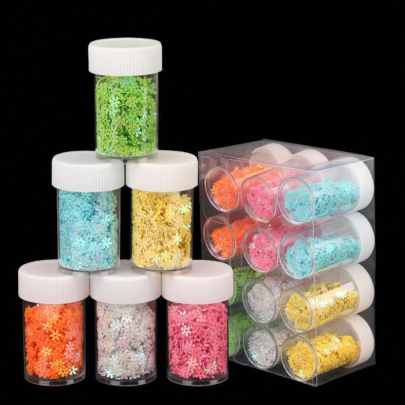 Solvent Resistant Polyester Snow Shaped Christmas Glitter For Tumblers Resin Art for liveshow discount