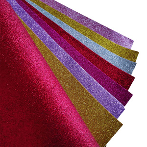 Self-adhesive Back glue EVA glitter foam sheet for decoration