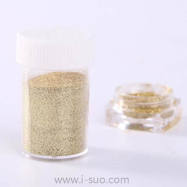 Industrial gold fine glitter powder for crafts