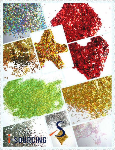 Bulk Glitter powder for glitter fabric