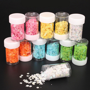 Solvent Resistant Polyester Snow Shaped Christmas Glitter For Tumblers Resin Art for liveshow discount