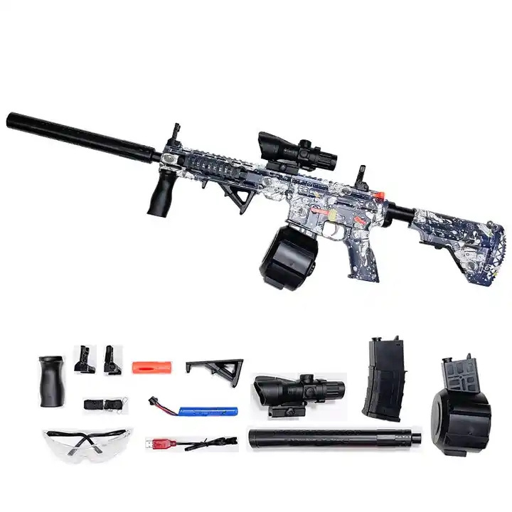 Summer Toy Best Selling M4A1 Splatter Automatic Gel Jelly Ball Gun Splatter Orbeezs Gun Blaster M416 Rifle