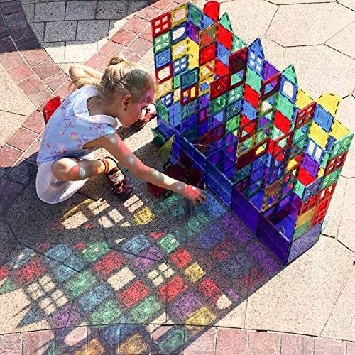 Magnet Builder Tiles DIY Magnetic Wall Toys Magnet Blocks for Kids Hot Products 28 48 68 82 92 100 Pcs Sets CPC 1 Set