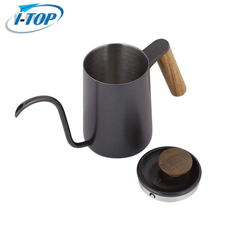 New Design Stainless Steel Gooseneck Pot Pour Over Drip Coffee Kettle Tea Water Pot