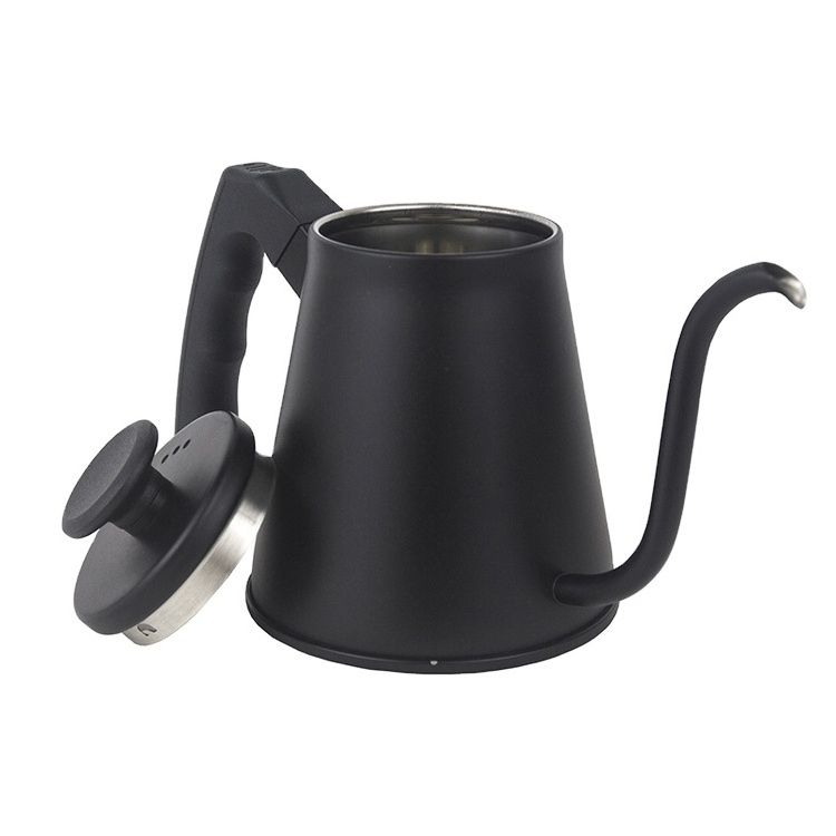 High Quality Black Tea Coffee Pour Over Coffee Kettle Pot Stainless Steel Gooseneck kettle