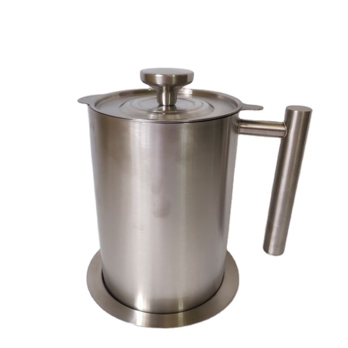 Stainless Steel Oil Strainer Pot Bacon Grease Container Container Jug Storage Can With Filter Cooking Oil Pot