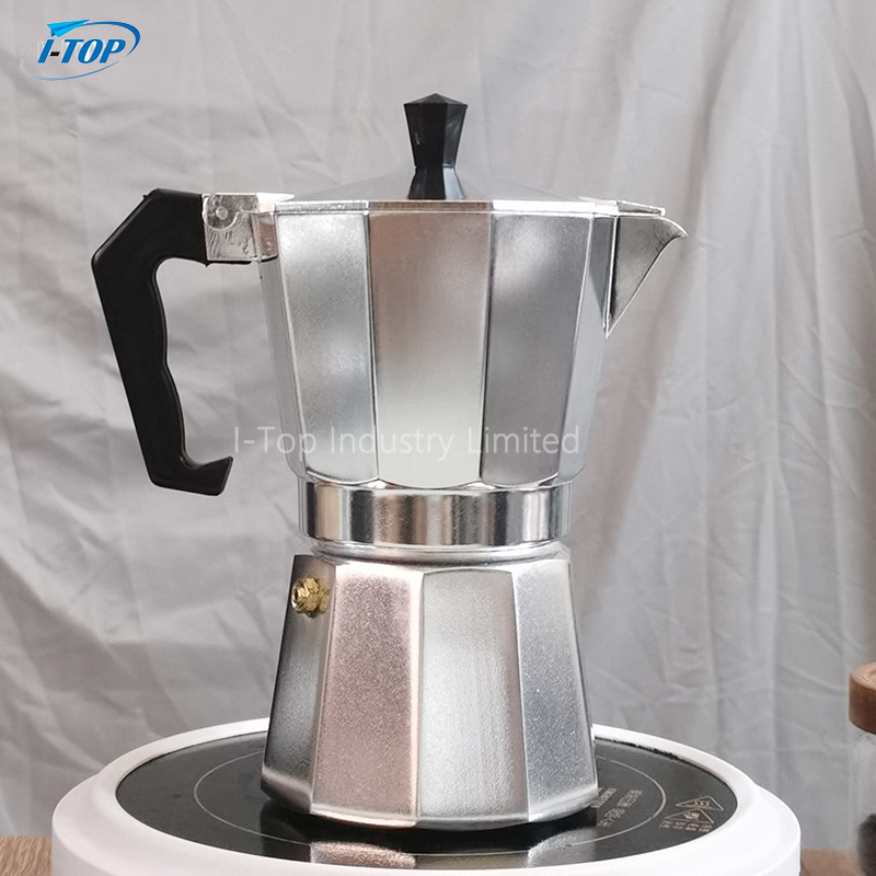 OEM Stovetop Espresso Coffeemaker 1 2 3 6 9 12 14 Cups Mocha Maker Aluminum Mokapot Coffee Moka Pot