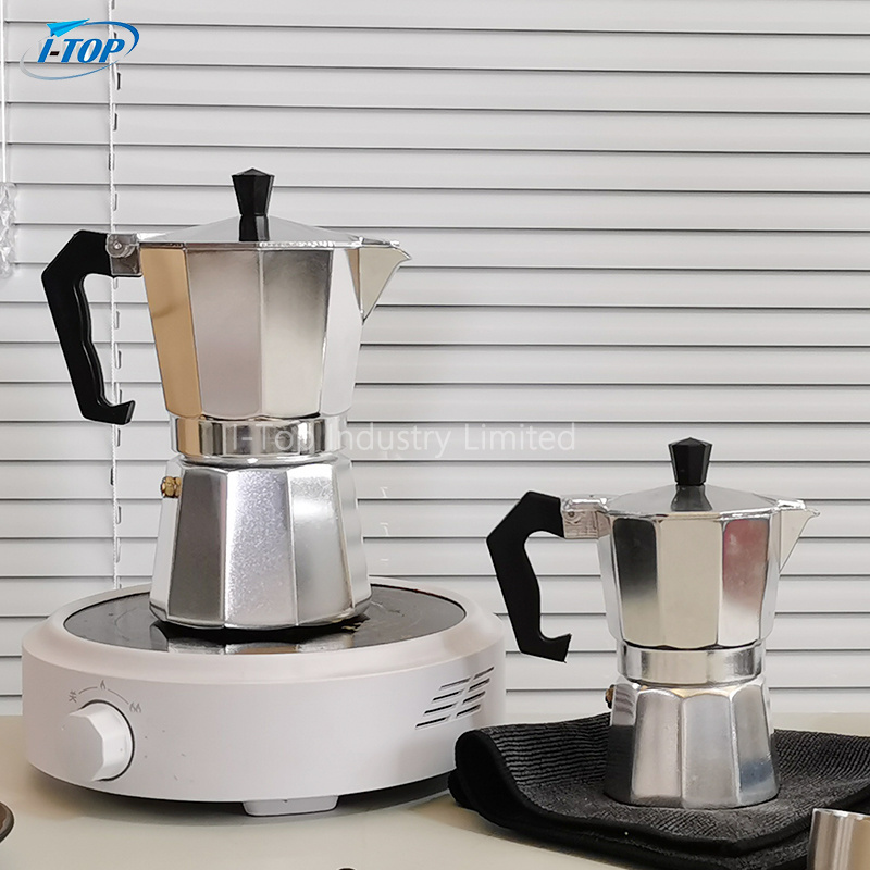 OEM Stovetop Espresso Coffeemaker 1 2 3 6 9 12 14 Cups Mocha Maker Aluminum Mokapot Coffee Moka Pot