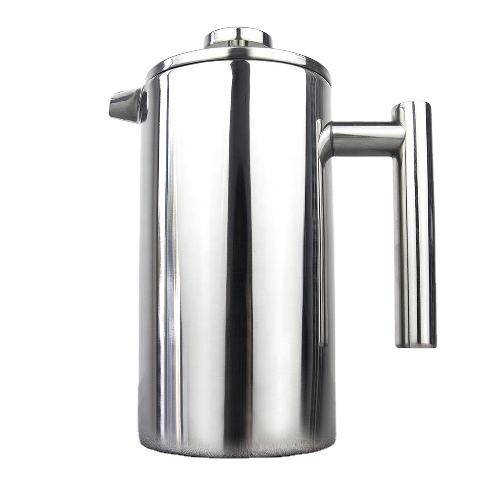 French press Classical Style Stainless 304 Grade Stainless Steel Double Wall Stainless Steel french coffee press