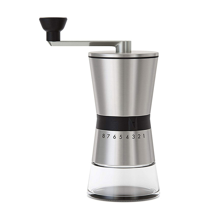 Mini Coffee Grinders Manual Commercial Espresso Cafe  Stainless Steel Hand Crank Coffee Grinder For Sale