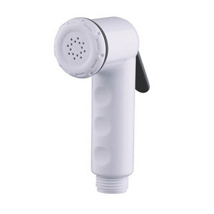 Portable PP ABS White Handheld Toilet Bathroom  Plastic Bidet  Sprayer Shattaf