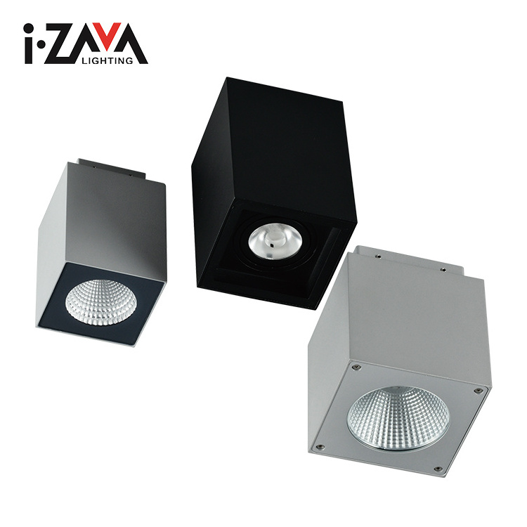 Square Surface Mounted Frameless Aluminum IP65 Waterproof 14W Indoor Outdoor LED Downlight